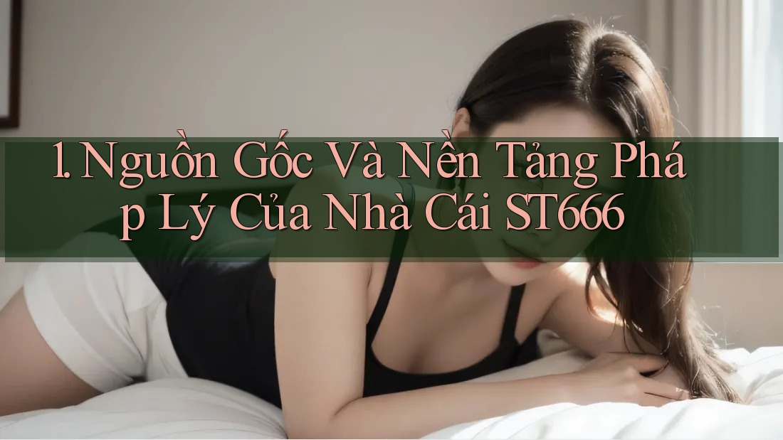1. Nguồn Gốc Và Nền Tảng Pháp Lý Của Nhà Cái ST666