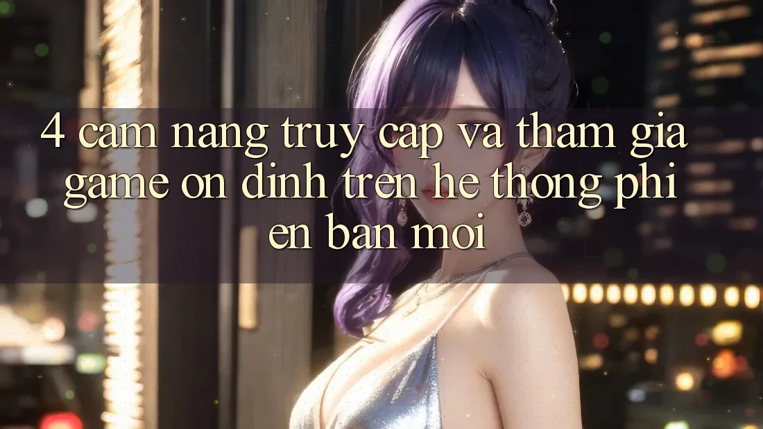 4. Cẩm nang Truy Cập Và Tham Gia Game Ổn định Trên Hệ Thống Phiên bản mới
