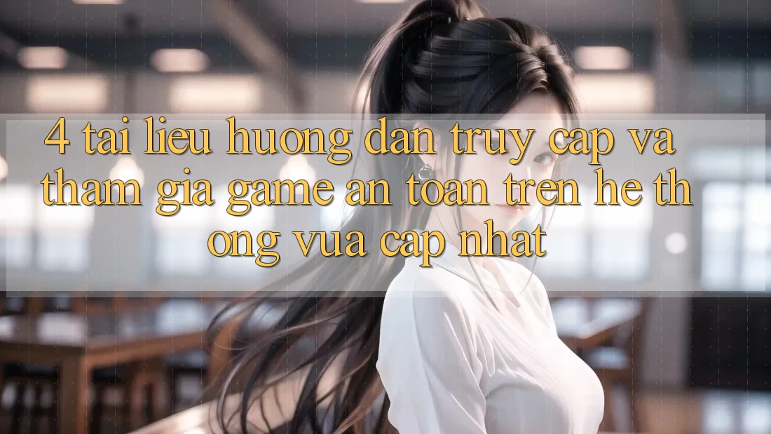 4. Tài liệu hướng dẫn Truy Cập Và Tham Gia Game An Toàn Trên Hệ Thống Vừa cập nhật