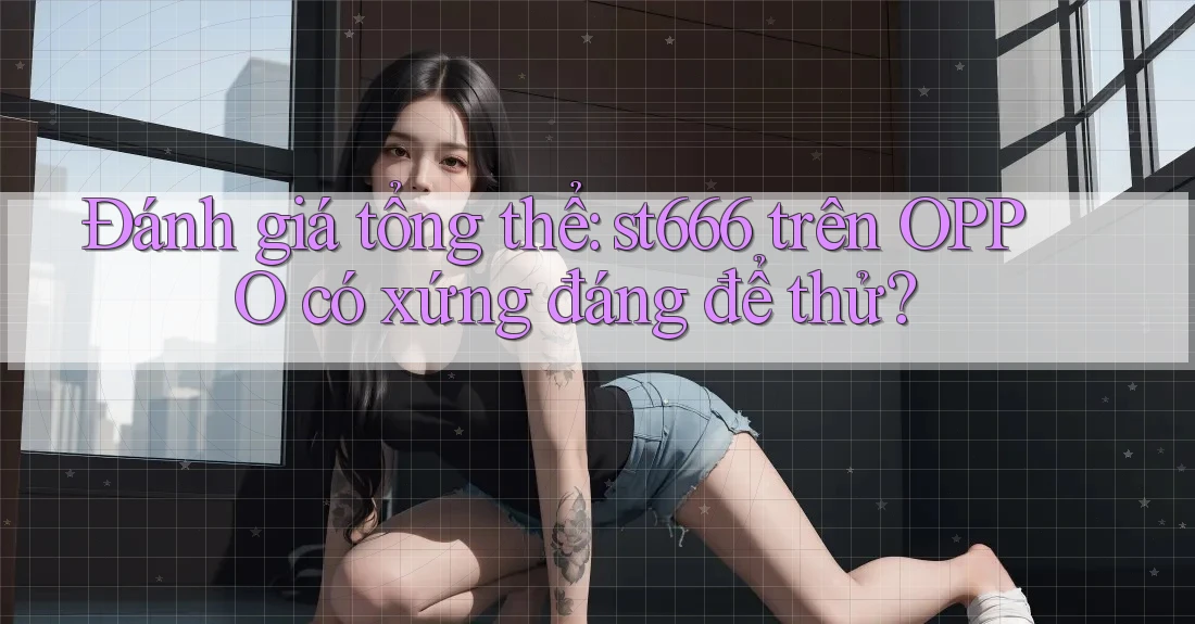 Đánh giá tổng thể: st666 trên OPPO có xứng đáng để thử? Đánh giá tổng thể: st666 trên OPPO có xứng đáng để thử?