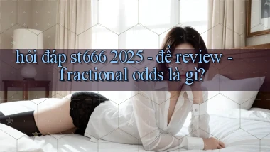 hỏi đáp st666 2025   để review   fractional odds là gì