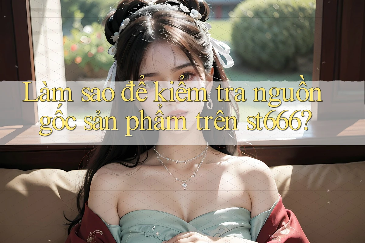 Làm sao để kiểm tra nguồn gốc sản phẩm trên st666? Làm sao để kiểm tra nguồn gốc sản phẩm trên st666?