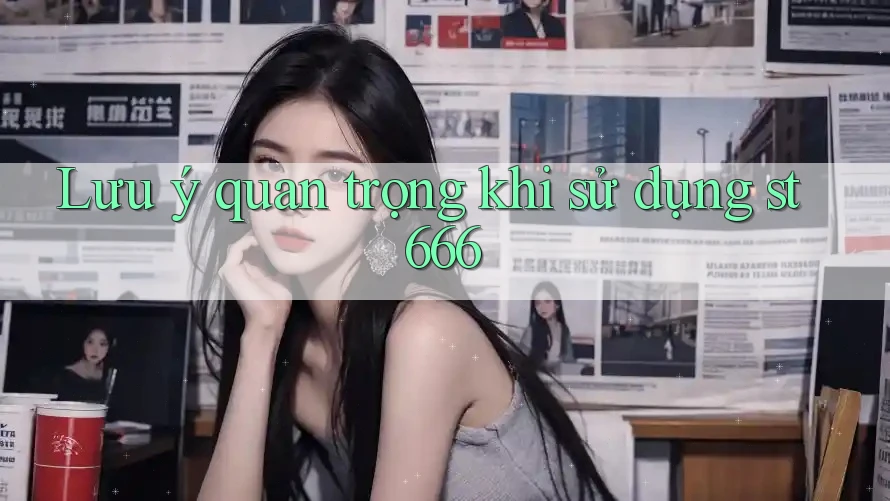 Lưu ý quan trọng khi sử dụng st666