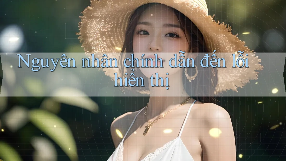 Nguyên nhân chính dẫn đến lỗi hiển thị Nguyên nhân chính dẫn đến lỗi hiển thị