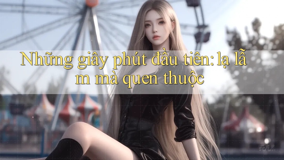 Những giây phút đầu tiên: lạ lẫm mà quen thuộc