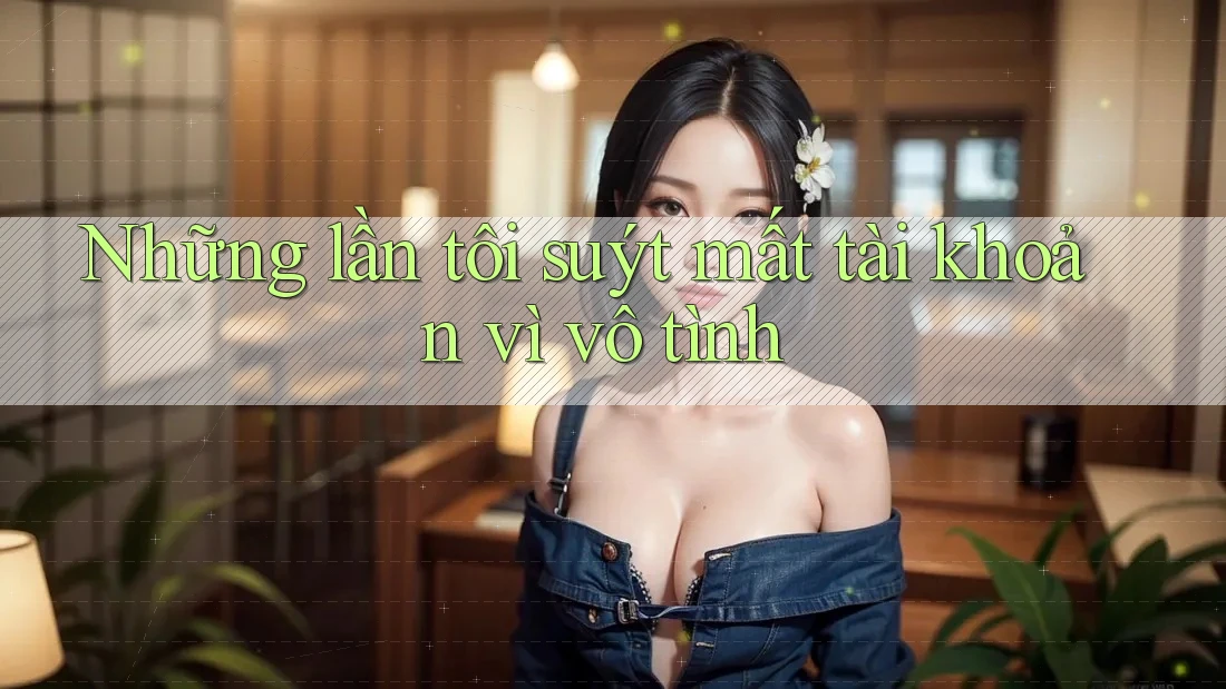 Những lần tôi suýt mất tài khoản vì vô tình Những lần tôi suýt mất tài khoản vì vô tình