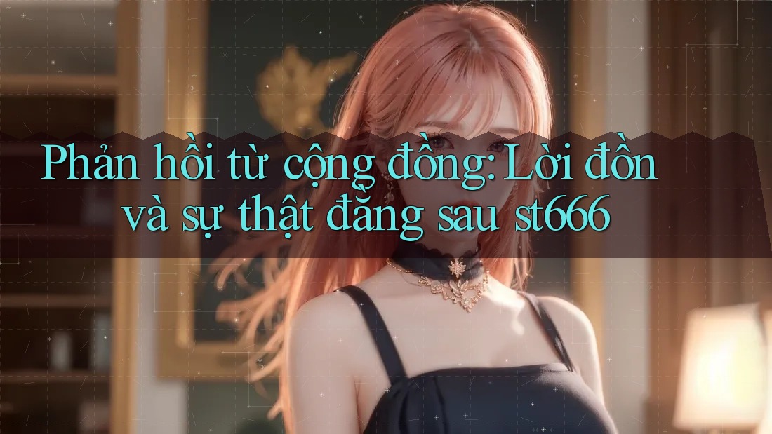 Phản hồi từ cộng đồng: Lời đồn và sự thật đằng sau st666 Phản hồi từ cộng đồng: Lời đồn và sự thật đằng sau st666