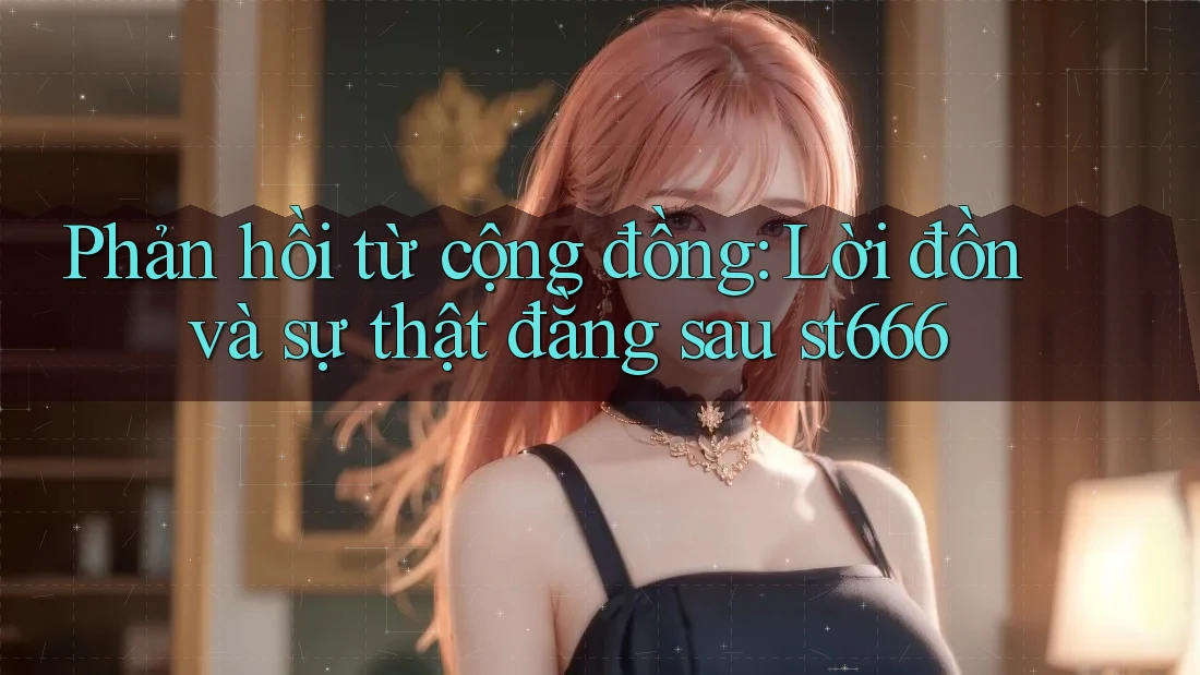 Phản hồi từ cộng đồng: Lời đồn và sự thật đằng sau st666