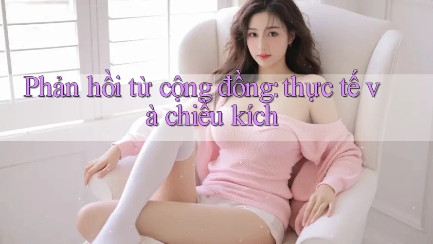 Phản hồi từ cộng đồng: thực tế và chiều kích