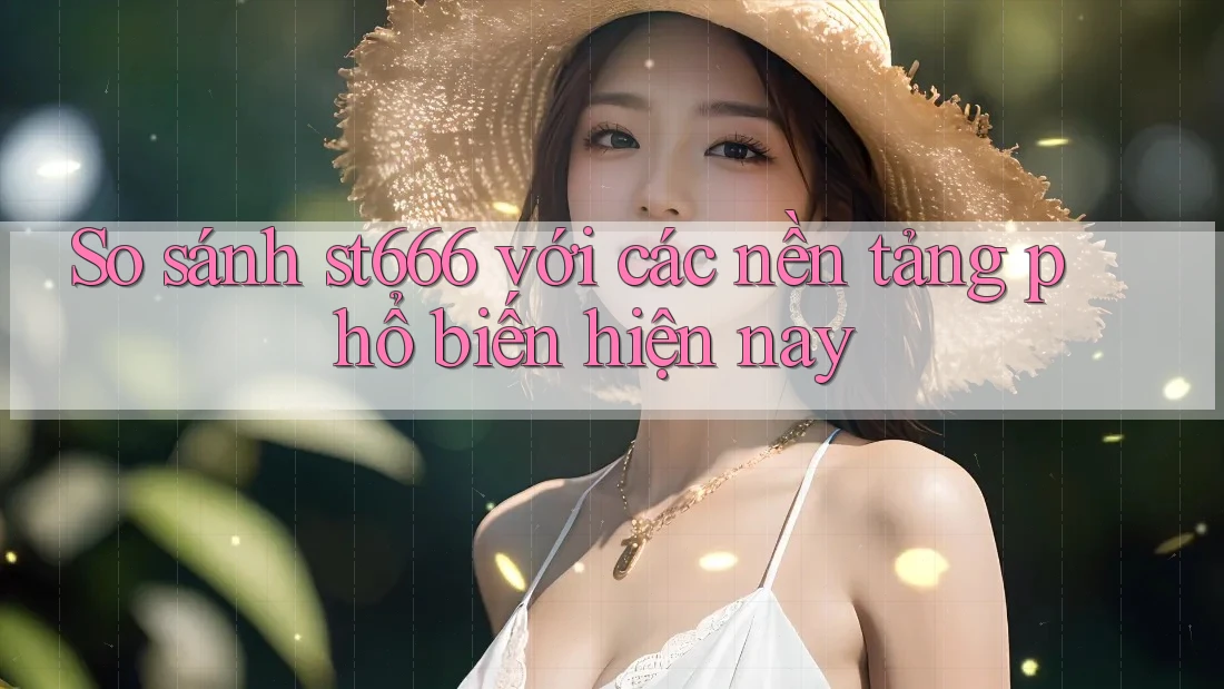 So sánh St666 với các nền tảng phổ biến hiện nay