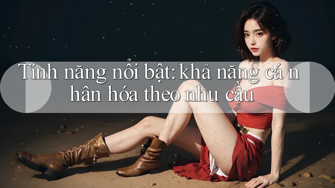 Tính năng nổi bật: Khả năng cá nhân hóa theo nhu cầu
