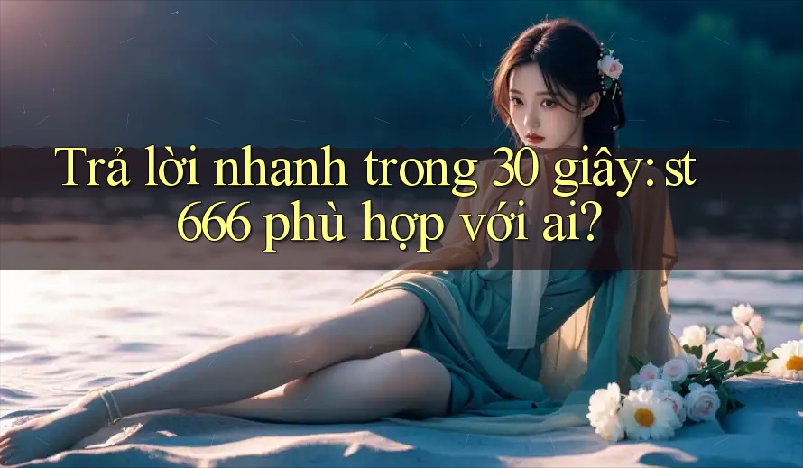 Trả lời nhanh trong 30 giây: st666 phù hợp với ai?