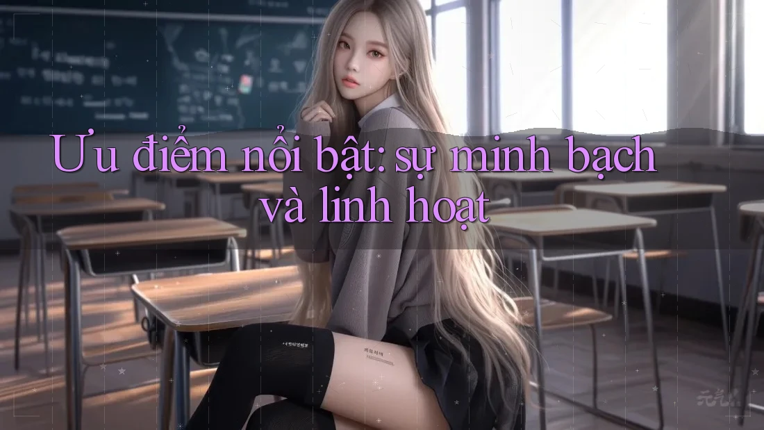 Ưu điểm nổi bật: sự minh bạch và linh hoạt